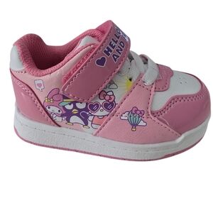 Hello Kitty By Sanrio Toddler Girl Sneakers Pink White Size 6